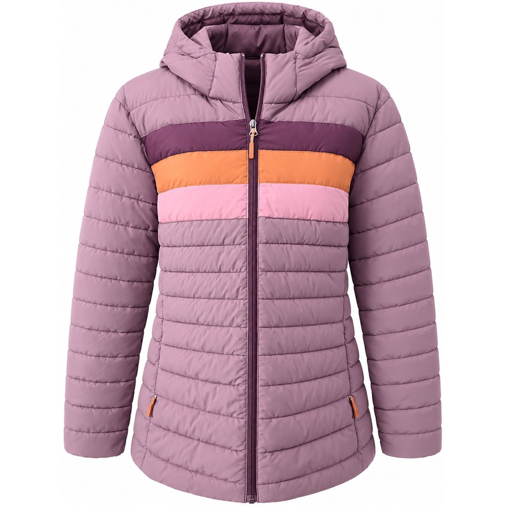 HFX Purple Colorblock Hooded Jacket Size XXL